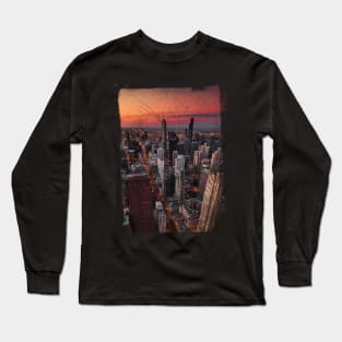 City Skyline Long Sleeve T-Shirt